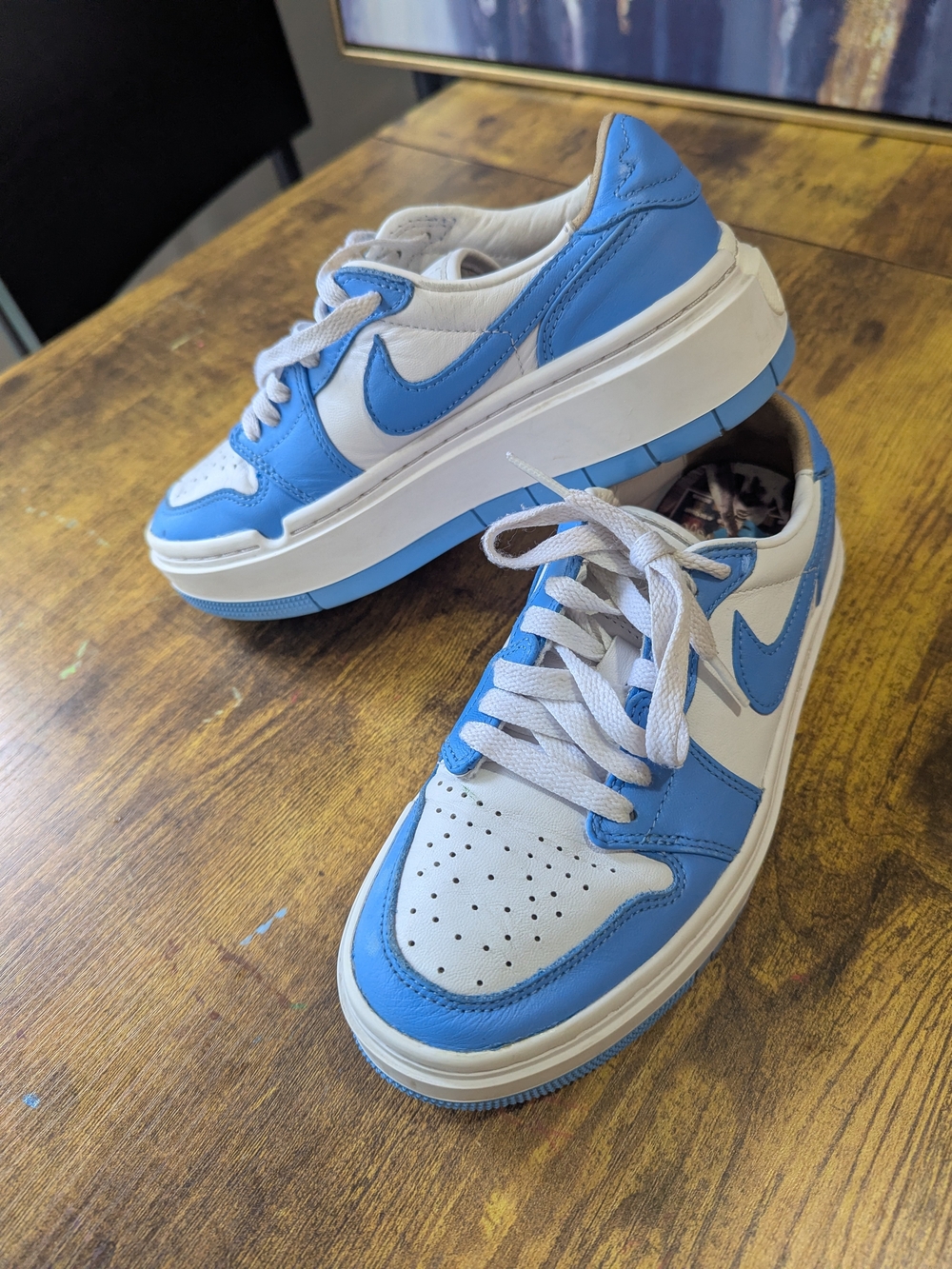 Air Jordan 1 Elevate Low UNC University Blue White DQ3698-141 W 5.5 - Y 4